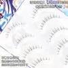 Menglu W-59 Cílios Inferiores Maquiador Naturais Artificiais Transparentes Falsos Cílios Cluster Único Feminino Peça Única