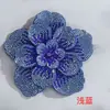 Sapatos de Flor, Acessórios de Flor, Adesivos de Tecido de Três Camadas, Headdress de Flor Peônia Estéreo com Strass, Acessórios de Joias DIY, Acessórios para Roupas