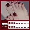Fábrica de arte para uñas venta caliente uña del pie personalizada uña uña uña uña parche para uñas ultra-delgado desmontable portátil uñas postizas