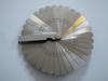 Calibrador de folga de aço inoxidável calibrador de folga combinado 0,04-0,8889A32 latão métrico polegada calibrador de folga de 32 peças com peça de cobre
