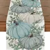 Corredor de Mesa de Temporada de Cosecha de Otoño de Venta Caliente Transfronteriza, Corredor de Mesa de Calabaza y Hoja de Arce, Tela para Mesa de Café, Sala de Estar, Restaurante, Decoración, Mantel