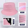 Sombrero tipo cubo versátil de estilo coreano para mujer, ideal para el verano, con bordado de logotipo personalizado, sombrero cloche japonés para primavera y otoño con protección solar, sombrero de moda para protegerse del sol.