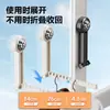 Tendedero Telescópico con Ventosa, Plegable para Balcón, Hogar, Montaje en Pared, Colgador para Ventana, Herramienta para Secar Ropa sin Taladro
