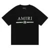 Camiseta de Manga Corta, Peso Pesado, Verano, Corte Holgado, Unisex, Streetwear, Lujo Ligero, Estilo Americano, Marca de Moda, Vtg, Conjunto de Pareja, Media Manga