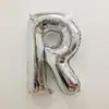 Globos de Letras de 32 pulgadas en Dorado, Plateado, Oro Rosa, Alfabeto Inglés A-Z Globo de Papel de Aluminio Decoración, Venta al por Mayor de Globos Transfronteriza
