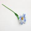 Buquê de flores de simulação azul, material de seda, flor falsa de plástico, decoração de sala de estar, decoração de mesa, casamento, arte de flores vermelhas