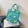 Bolsa de Feltro com Boneca Pequena de Desenho Animado Caixa de Presente Bolsa de Compras de Feltro Festa de Aniversário Bolsa de Presente de Mão Estilo Igual ao Little Red Book