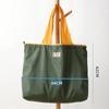 Bolsa de compras portátil, personalizada, de gran capacidad, impermeable, con cordón ajustable, para supermercado, venta al por mayor