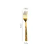 Conjunto completo de talheres para bife em aço inoxidável, incluindo faca, colher, garfo, colher de café e garfo para frutas, ideais para uso doméstico em culinária ocidental.