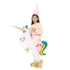 Disfraz Inflable de Tyrannosaurus Rex para Paseo de Halloween Ropa Inflable de Dinosaurio Pequeño para Niños Accesorios Divertidos para Actuaciones de Festival