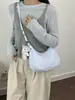 2026 Nuevo Bolso de Mano de Alto Nivel con Colgante de Oso tipo Bollo para Mujer, Bolso de Hombro Cruzado de Moda y Sencillo para Viajes Diarios, Bolso Versátil de Pu