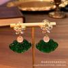 Estilo nacional novo estilo chinês Ruyi design de flores totem de alto nível sentido medieval vintage padrão antigo brincos de jade