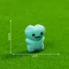 Nuevo producto transfronterizo: Figura de Monstruo Pequeño Lindo con Dientes Expuestos, Decoración Miniatura DIY, Adorno para Mini Coche