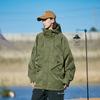 Chaqueta de trabajo al aire libre popular para hombres y mujeres, marca de moda con capucha para parejas, chaqueta japonesa resistente al viento de montaña para todo tipo de combinaciones