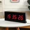 Reloj de Pared Amazon Moderno Dormitorio Lugar Público Reloj Digital LED Suministro Directo de Fábrica Rectangular Reloj de Pared Exterior