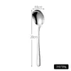 Acero Inoxidable 304 Serie Elegante Vajilla Estilo Occidental Set de Cuchillo, Tenedor y Cuchara para Bistec Cubiertos de Hotel Cuchara para Postre Café