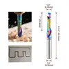 Cortador compuesto tipo O de una sola hoja para procesamiento de paneles de aluminio-plástico, fresadora de acero de tungsteno para contrachapado de chapa, herramienta de fresadora, fresadora para carpintería