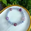 Huiya Joias Pulseira de Cristal Natural Multi-Tesouro Cristal Torre Amarela Olho de Tigre Amarelo Pedra Olho de Tigre Pulseira Donut Atacado