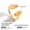 Anillo de luz de acero inoxidable Jie Ding joyería de lujo de alta gama no se decolora joyería de acero de titanio anillos transfronterizos anillo Europa y Estados Unidos