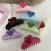 ¡Sistema de color dopamina! ¡Agarre de amor de color contrastante! Pinza para el pelo con volumen que muestra el pelo, pinza de tiburón para recogido en la parte trasera de la cabeza, tocado