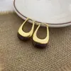 Pendientes Geométricos Estilo Maillard Retro con Estampado de Leopardo, Pendientes Elegantes con Goteo de Aceite para Otoño e Invierno, Pendientes Únicos de Alta Gama para Mujer
