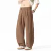Oferta especial para ventas de alto volumen: Pantalones Casuales Holgados de Pierna Ancha con Corte Curvo, Delgados y Sencillos, para Hombre, Verano 2026