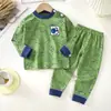 Conjunto de ropa interior para niños algodón puro otoño ropa interior térmica para bebé mallas largas ropa cálida para niños ropa infantil material de algodón puro