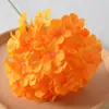 Flores Artificiales en Tema de Color Naranja y Naranja para Decoración de Boda, Arreglos de Pasillo, Arreglos Florales, Flores Falsas y Decoraciones de Piso