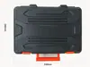Conjunto combinado de ferramentas domésticas chave de fenda elétrica bateria de lítio recarregável furadeira manual caixa de ferramentas de ferragens