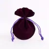 Bolsas de veludo com cordão em estoque para joias e embalagens de presentes, saquinhos de pano pequenos para bolas de saúde, atacado, podem ser impressos com logotipo, bolsas em formato de cabaça