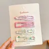 Set de Pasadores Estilo Coreano para Mujer, Lindos Pasadores Bb de Moda y Alta Gama, Accesorios para el Cabello, Pinzas para Fleco Lateral, Fresco y Sencillo