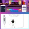 Controlador mágico bluetooth usb soporta 2048 puntos controlador inteligente de bajo voltaje luces led de fuegos artificiales con color