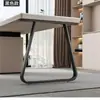 Soporte de pata de mesa curva de lujo ligero tocador escritorio mesa de comedor pata base de soporte de gabinete mesa de isla soporte mostrador de bar pata de un solo lado