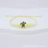 Venta Caliente Transfronteriza Estilo Xiyin Patrón de Tortuga Encaje Estrellado Flor Tejido a Mano Fresco y Dulce Pulsera Jingdezhen