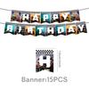 Amazon Monster Truck Suministros para Fiesta de Cumpleaños Infantil Set de Vajilla Desechable Camión Grande Platos de Papel para Cumpleaños Vasos