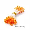 Flor de Laranja Espuma Flor Núcleo Flor Dupla Cabeça Estame de Flor Fruta Artesanal DIY Grampo de Cabelo Acessórios de Cabelo Materiais Venda Quente Atacado