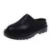 Meias Pantufas Fechadas para Aumentar a Altura Femininas 2026, Novidades Primavera/Verão, Pantufas Versáteis para Exterior, Sapatos Femininos de Celebridade da Internet, Sapatos Plataforma com Solado Grosso