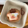 Monedero de Felpa con Forma de Comida, Muñeco Lindo, Bolsa para Auriculares, Portatarjetas, Bolsa de Felpa de Dibujos Animados, Accesorios Colgantes