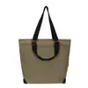 Bolso Minimalista Estilo Japonés Versátil Casual Campus Universidad Estudiante Bolso de Hombro Elegante Viaje Compras Bolsa de Lona