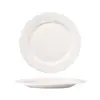 Plato de aperitivo en relieve estilo europeo Jane plato de cerámica de corte plato para comida occidental plato de casa plato creativo de encaje plato para pastel