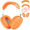 Adecuado para Funda Protectora Airpodsmax Auriculares Bluetooth Apple Funda de Silicona Montados en la Cabeza TPU Transparente Almohadilla para la Oreja Funda Protectora
