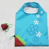 Bolsa de Compras Dobrável de Fruta Morango Bolsa de Compras Dobrável Ecológica de Poliéster Formato de Animal de Fruta Bolsa de Supermercado
