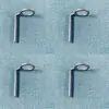 Accesorios para Poste Exterior Tapón para asta de Bandera Tapa Extremo de Barra Colgante Cierre Rápido H Juego Completo Adecuado para Diámetro de Tubo de 22 mm Universal