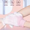 Venta caliente de TikTok guantes de baño de piña a cuadros elásticos de cinco dedos de nailon para baño niños y mujeres toalla de baño espumante