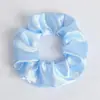 Scrunchies Europeus e Americanos Transfronteiriços 58 Cores Elásticos de Cabelo de Cetim Brilhante Elásticos de Cabelo de Cetim Simples de Cor Sólida Elásticos de Cabelo para Rabo de Cavalo Alto para Mulheres