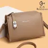 Bolso de mujer transfronterizo, nuevo modelo 2026, bolso cuadrado pequeño de lujo ligero vintage, versátil para el trabajo y el uso casual, bolso de hombro y cruzado de moda