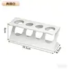 Portacepillos de dientes para baños de hotel, estante para cepillos de dientes eléctricos, estante de almacenamiento para artículos de tocador, organizador de pasta de dientes y cepillo de dientes con múltiples compartimentos y drenaje