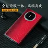 Para Huawei MateX5 Estuche de Teléfono de Cuero de Patrón Raro con Borde Plateado Electrochapado de Moda Bisagra MateX3 Set