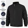 99015 Entidad Transfronteriza Primavera y Otoño Nueva Chaqueta de Cuello Casual de Negocios para Hombres de Mediana Edad Doble para Hombres de Mediana Edad
