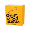 Bolsa Desechable de Papel Kraft para Hornear Pan, Croissant, Bagel, Bolsa de Empaque con Fondo Cuadrado, Bolsa Comercial para Llevar, Comercial
